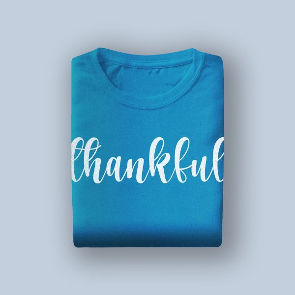 Camiseta estampada azul oscuro